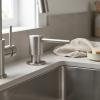 Pure.Sink Elite Steel Shine built-in soap dispenser stainless steel top-fillable PS9010-02